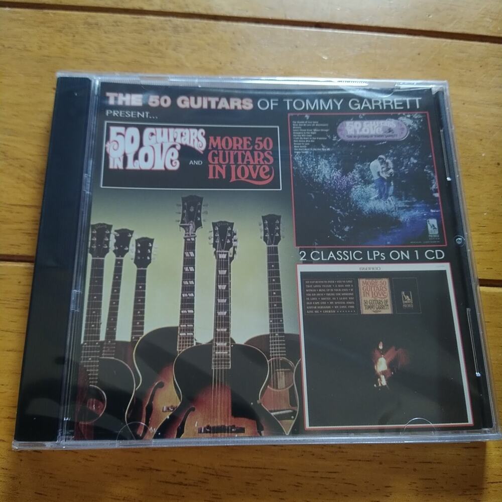 The 50 Guitars of Tommy Garrett 50 Guitars in Love / More In Love RARE CD [NEW]